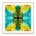 Four Hands Art Studio Kaleidoscope 2 by Julie Pelaez - Picture Frame Graphic Art Print on Paper Metal in Blue/Yellow | Wayfair PG.JUP001.FP.0004.N