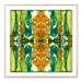 Four Hands Art Studio 'Kaleidoscope 3' by Julie Pelaez Picture Frame Graphic Art Print on Paper in Green/Orange | 48 H x 48 W x 2.5 D in | Wayfair