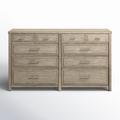 Birch Lane™ Damien 8 Drawer 67.3" W Dresser Wood in Brown | 39 H x 67.25 W x 20 D in | Wayfair 3BE08631D895454AA2B6072CA44A8357