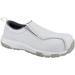 NAUTILUS SAFETY FOOTWEAR 1607-10R Loafer Shoe,M,10,White,PR