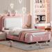 Upholstered Rabbit-Shape Princess Bed