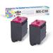 MADE IN USA TONER Compatible Replacement for Sharp MX-C30NTM MX-C250F C300P C300W C301W C303W C304W C305W C306W Magenta 2 Pack