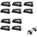 Self Adhesive Cable Management Clips 10 Pcs Cable Organizer Cable Management Clips Cord Holder for Home Office Computer TV and Multi Cords Holder Under Desk Car