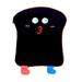 Lomubue Tablet Sleeve Cute Toast Shape Embroidery Plush Zipper Shockproof Soft Laptop Computer Protective Bag Briefcase Tablet Accessories