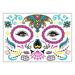 KIHOUT Fire sale All Saints Day Stickers In The Dark Temporary Assorted Designs Neon Body Face Flowers Flash Fake Stickers For Women Men Girls Bod