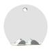 BESTONZON Round Fog Free Travel Mirror Unbreakable Portable Traveling Shaving Mirror Makeup Mirror for Bathroom Home Travel (Silver)