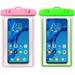 Waterproof Phone Pouch ï¼ŒLuminous Fluorescent Waterproof Phone Bag with Lanyard for iPhone Xs Max/Xr/X/8/8plus/7/7plus6/6s Galaxy Note up to 6.5 (Color : Green/Pink)