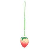 Hemoton Lovely Phone Charm Delicate Strawberry Decoration Phone Case Charms Strap