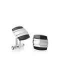 Montblanc Manschettenknöpfe Cuff Links MST rect, Steel Black Onyx 106624 Marke, Einheitsgröße, Nicht-Edelmetall, Kein Edelstein