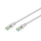 DIGITUS Patch-Kabel Cat-8.1 - 1m - S-FTP Schirmung - Kupfer-Adern - LSZH Mantel - Netzwerk-Kabel - Grau