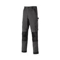 Dickies Universal Flex Knee Pad Mens Grey/Black Trousers Cotton - Size 30 Long