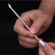 Stainless Steel Cuticle Pusher Remover Spoon Trimmer Metal Double Sided Finger Dead Skin Push Nail