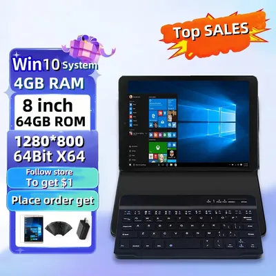 8 Inch 8GB DDR3 RAM 128GB ROM AR1 Windows 10 Tablet PC Z3735F 1.33GHz 1280 x 800 IPS Screen WIFI Quad Core Dual Cameras