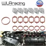 WLR-6x33mm 22mm Diesel Swirl Flap Rohlinge Ersatz Bungs mit Saugrohr Dichtung für BMW 320d 330d 520d