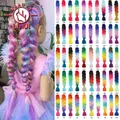 Lihui 24 inch Jumbo Braids Extensions synthetisches Flechthaar Afro Ombre Farbe Kanekalon Haar für