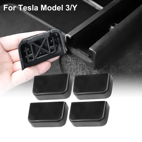 Für Tesla Modell 3 Modell y 2007-2012 Rücksitz Gleit schiene Weich gummis topfen Schutz Auto Innen