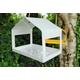 Metal Bird Feeder - Hanging Bird Feeder - Colourful Hanging Bird Feeder - Modern Bird House