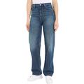 Tommy Hilfiger Damen Jeans Relaxed Straight High Waist, Blau (Sau), 34W / 28L