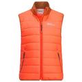 Jack Wolfskin Unisex Kinder Zenon Vest K Weste, Fuzzy orange, 140