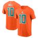 Men's Nike Tyreek Hill Orange Miami Dolphins Player Name & Number T-Shirt