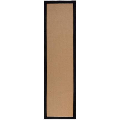 Läufer FLAIR RUGS "Kira", schwarz, B:60cm H:3mm L:600cm, Jute, Kunstfaser, Teppiche Image
