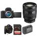 Sony ZV-E1 Mirrorless Camera with 20-70mm Lens and Accessories Kit (Black) ILCZVE1/B