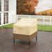 The Twillery Co.® Paulding Patio Furniture Cover for Outdoor Lounge Chairs in Black/Brown | 38 H x 38 W x 35 D in | Wayfair