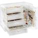 Latitude Run® Acrylic Jewelry Organizer Box | 7.48 H x 9.45 W x 5.39 D in | Wayfair E1DFCB9DEF904B748882CF428216AA20