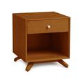 Copeland Furniture Astrid 1 Drawer Nightstand Wood in Brown | Wayfair 2-AST-10-23