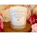 Self Love Affirmation Candle, Positivity Candle Gift, Motivational Mindfulness Gift Soy Wax Scented