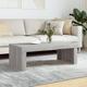 vidaXL Coffee Table Grey Sonoma 102x50x36 cm Engineered Wood