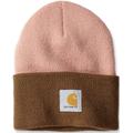 Carhartt Knit Cuffed Two-Tone Beanie, rosa-marrone