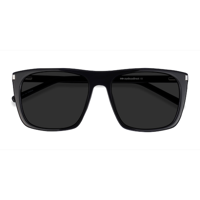 Male s square Black Acetate Prescription sunglasses - Eyebuydirect s Jim