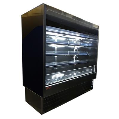 Howard-McCray SC-OD35E-5-B-LED 63" Vertical Open Air Cooler w/ (4) Levels, 115/208-230v, Black