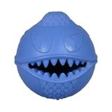 Jolly Pets Monster Ball Bouncing Dog Toy/Treat Holder 2.5 Inches Blue