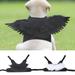 Kiskick Feathered Pet Angel Wings - Realistic Looking Ultra-Light Allergy-free No Odor Easy-wearing Enhancing Atmosphere Felt Cloth Dog Angel Wings Ideal Pet Ornament for Halloween