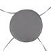 FDelinK Round Garden Chair Pads Seat Cushion for Outdoor Bistros Stool Patio Dining Room Four Ropes Seat Cushion (Dark Gray)