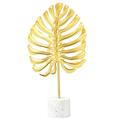 solacol Nordic Metal Turtle Leaf Furnishing Gold Leaf Crafts Desktop Abstract Sculpture