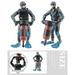 Swimmers Toy Miniature Figures Diver Diver Mini Decor Figurines Set Models People Figurines Decoration & Hangs Indoor Easter Decorations Solar Garden Statues Driftwood Sculpture Chicken