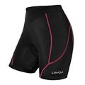 Lixada Women Bike Padded Shorts Black/Rose Red S/M/L/XL/XXL Sizes Available