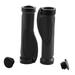 Handle Grips Handle Bar Sleeves 5inch Long with Ends Grips lebar Grips for Fixed Gear Folding Bikes Black