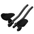 Bike Rest Handlebar High Strength Aluminum Alloy Construction Ergonomic Design for Relaxation