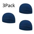 3 Pack Unisex Sports Caps Quick Dry Helmet Cycling Cap Outdoor Sport Bike Riding Running Hats Cap Anti-Sweat Cooling Breathable Hats(Blue One Size)