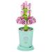 Waroomhouse Flower Building Toy Hand-eye Coordination Toy Flower Potted Plant Building Blocks Toy Diy Assembly Skills Training Educational Toy Boys Girls Children