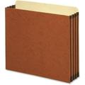 Globe-Weis/Pendaflex Redrope File Cabinet Pockets 5.25 Inch Expansion Letter Size 10 Pockets Per Box Brown (FC1534G)
