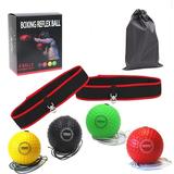 Boxing Reflex Ball Family Pack 2 Adjustable Headbands + 2 Novice Reflex Balls + 1 Veteran Reflex Ball + 1 Boxer Reflex Ball and More