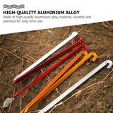 12pcs Outdoor Camping Tent Nail Ground Practical Camping Tool (Random Color)