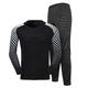 renvena kids Boys Padded Goalkeeper Goalie Soccer Uniform Suit Long Sleeve and Long Pants Activewear Black 7-8