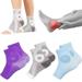 3 Pairs Neuropathy Socks Compression Sports Ankle Brace Socks Arch Support Sleeves Foot Brace(Mutilcolor-M)