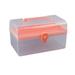 Shpwfbe Tool Box Storage Bins Clear Multipurpose Portable Handled Organizer Storage Box Storage Bags